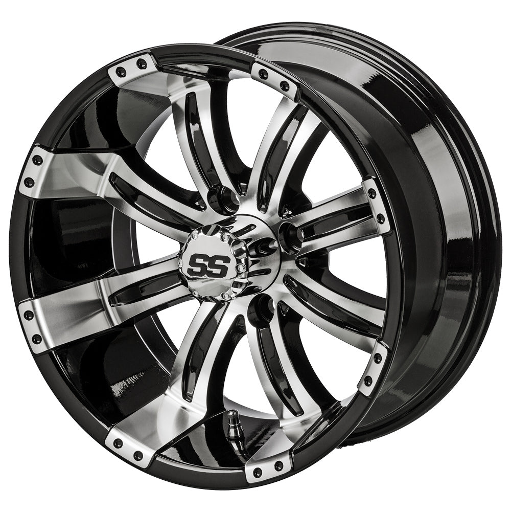 LSI 14" Casino Black & Machined Wheel