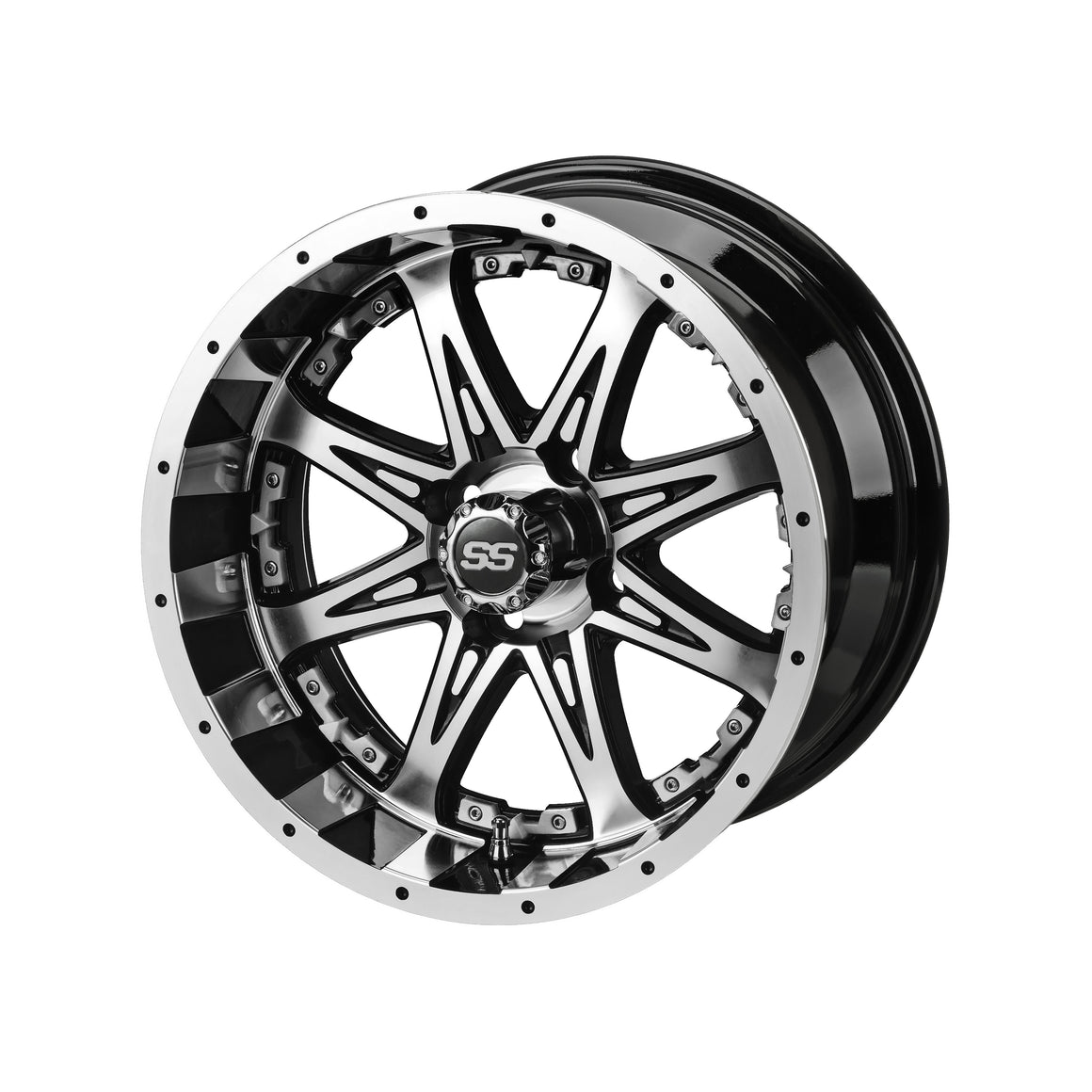 LSI 14" Revenge Black & Machined Wheel