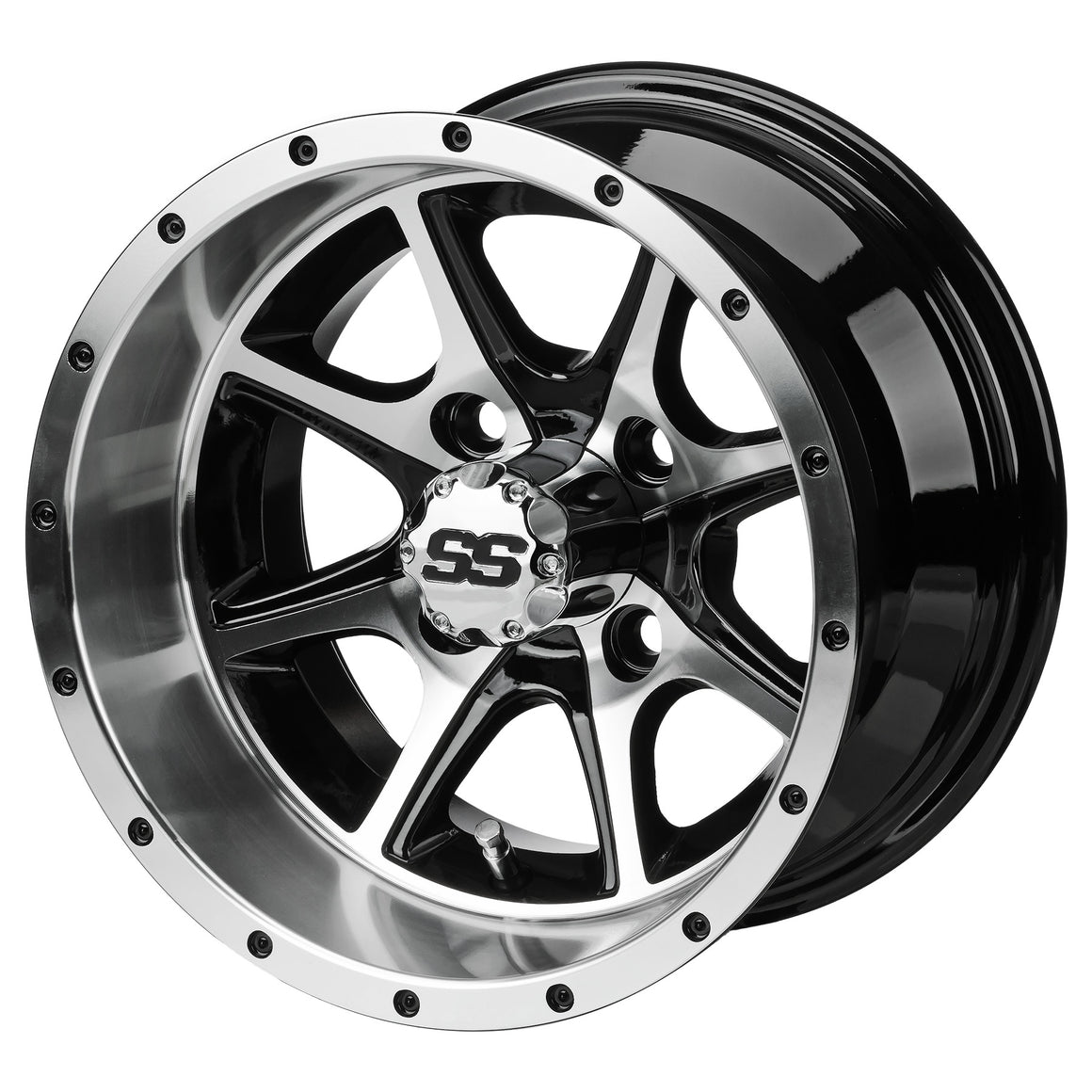 LSI 12" Azusa Black & Machined Wheel