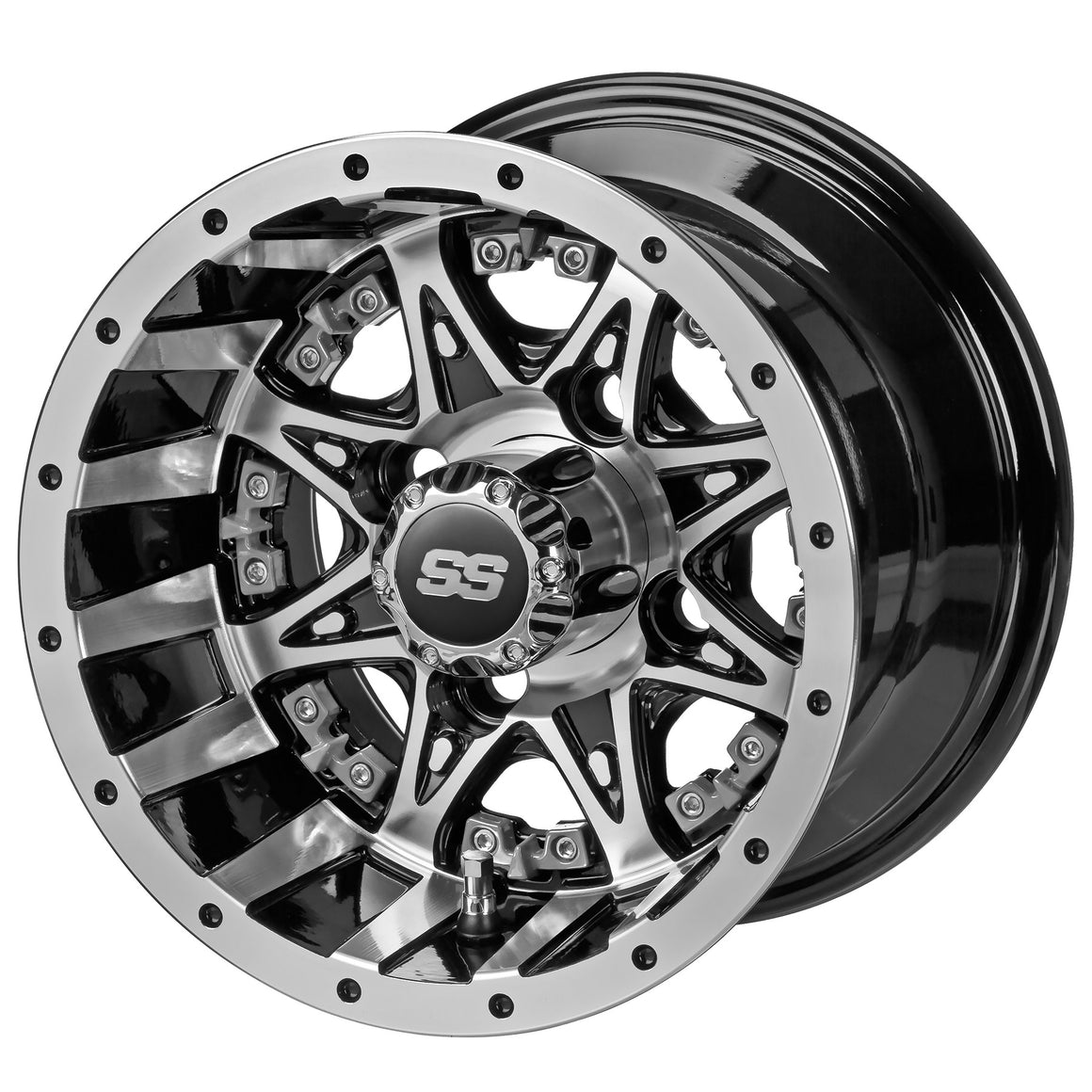 LSI 10" Revenge Black & Machined Wheel