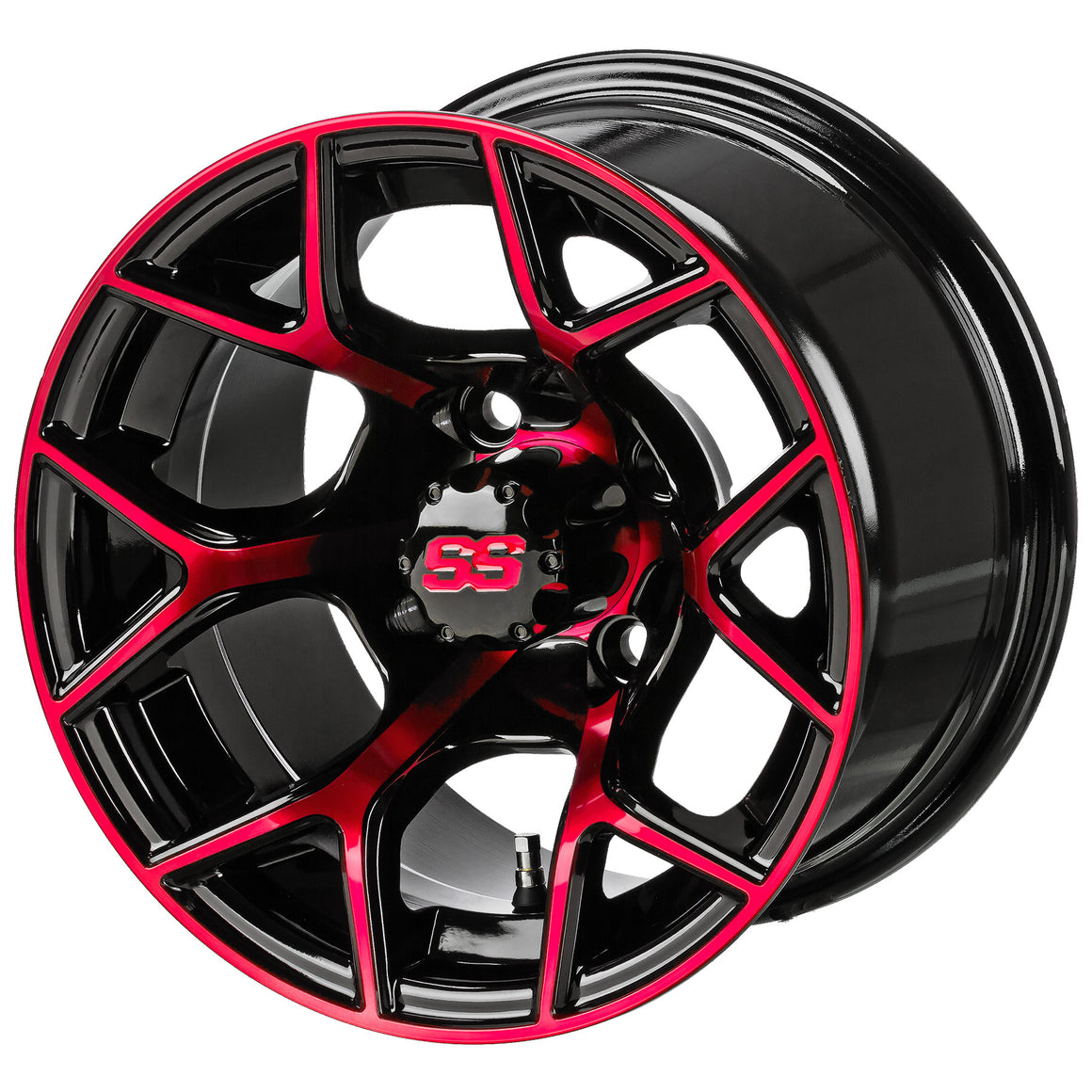LSI 12" Ninja Black & Red Wheel
