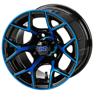 LSI 12" Ninja Black & Blue Wheel