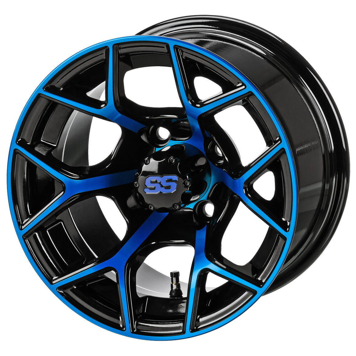 LSI 12" Ninja Black & Blue Wheel