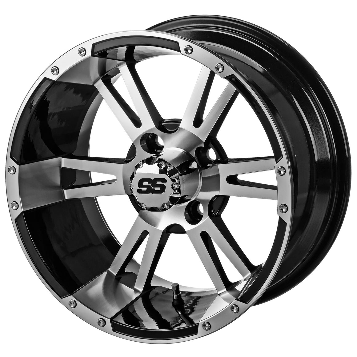 LSI 12" Raptor Black & Machined Wheel