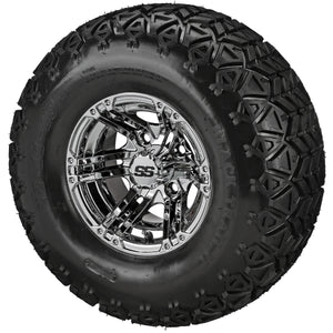 LSI 10" Yukon Mirror Wheel and Lifted Tire Combo