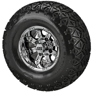 LSI 10" Casino Mirror Wheel and Lifted Tire Combo