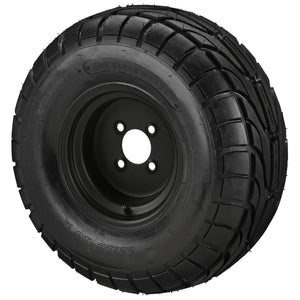 LSI 10" Steel Flat Black Wheel and Lifted Tire Combo