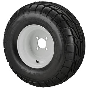 LSI 10" Steel White Wheel and Lifted Tire Combo