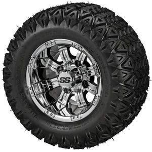 LSI 10" Casino Mirror Wheel and Lifted Tire Combo