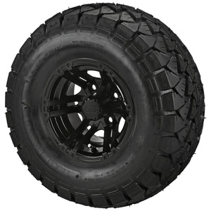 LSI 10" Yukon Matte Black Wheel and Lifted Tire Combo