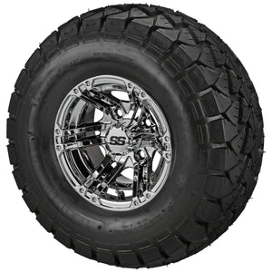 LSI 10" Yukon Mirror Wheel and Lifted Tire Combo