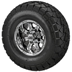 LSI 10" Casino Mirror Wheel and Lifted Tire Combo