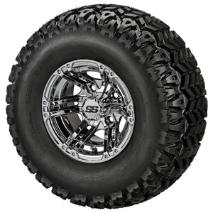 LSI 10" Yukon Mirror Wheel and Lifted Tire Combo