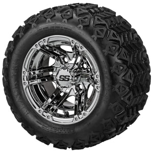 LSI 10" Yukon Mirror Wheel and Lifted Tire Combo