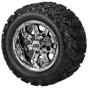 LSI 10" Casino Mirror Wheel and Lifted Tire Combo