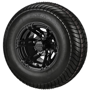 LSI 10" Yukon Gloss Black Wheel and Low Profile Tire Combo