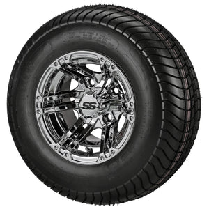 LSI 10" Yukon Mirror Wheel and Low Profile Tire Combo