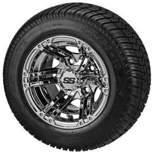 LSI 10" Yukon Mirror Wheel and Low Profile Tire Combo