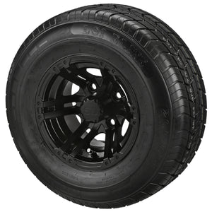 LSI 10" Yukon Matte Black Wheel and Low Profile Tire Combo