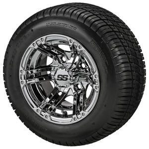 LSI 10" Yukon Mirror Wheel and Low Profile Tire Combo