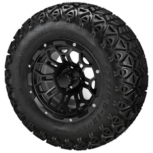 LSI 12" Hercules Gloss Black Wheel and Lifted Tire Combo