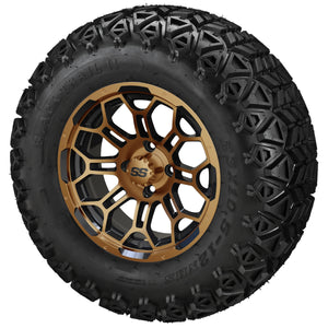 LSI 12" Hercules Black & Bronze Wheel and Lifted Tire Combo