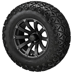 LSI 12" Beast Matte Black Wheel and Lifted Tire Combo