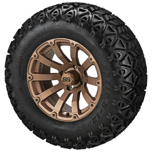 LSI 12" Beast Matte Bronze Wheel and Lifted Tire Combo