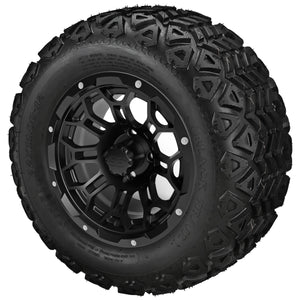 LSI 12" Hercules Gloss Black Wheel and Lifted Tire Combo