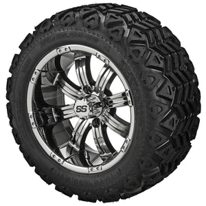 LSI 12" Casino Mirror Wheel and Lifted Tire Combo
