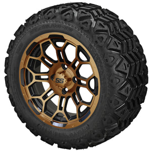 LSI 12" Hercules Black & Bronze Wheel and Lifted Tire Combo