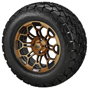 LSI 12" Hercules Black & Bronze Wheel and Lifted Tire Combo