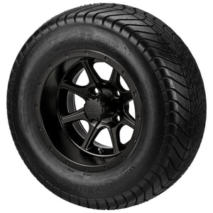 LSI 12" Azusa Matte Black Wheel and Lifted Tire Combo