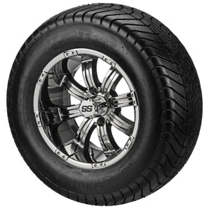 LSI 12" Casino Mirror Wheel and Lifted Tire Combo