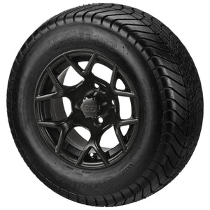 LSI 12" Ninja Matte Black Wheel and Lifted Tire Combo