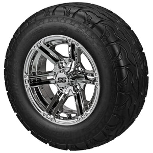 LSI 12" Yukon Mirror Wheel and Lifted Tire Combo (Centered)