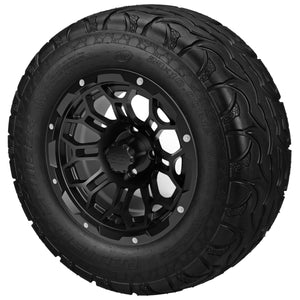 LSI 12" Hercules Gloss Black Wheel and Lifted Tire Combo