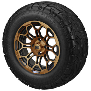 LSI 12" Hercules Black & Bronze Wheel and Lifted Tire Combo