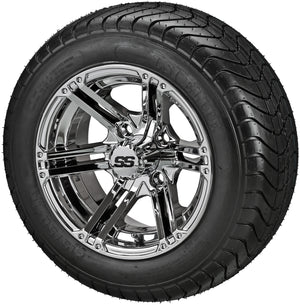 LSI 12" Yukon Mirror Wheel and Low Profile Tire Combo