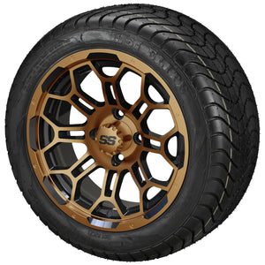 LSI 12" Hercules Black & Bronze Wheel and Low Profile Tire Combo