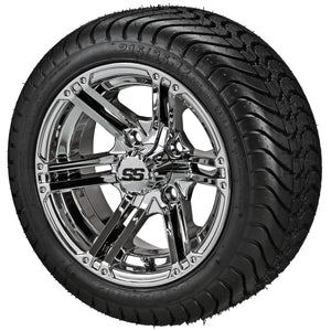 LSI 12" Yukon Mirror Wheel and Low Profile Tire Combo