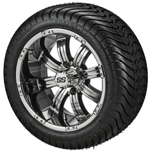 LSI 12" Casino Mirror Wheel and Low Profile Tire Combo