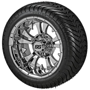 LSI 12" Warlock Mirror Wheel and Low Profile Tire Combo