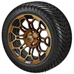 LSI 12" Hercules Black & Bronze Wheel and Low Profile Tire Combo