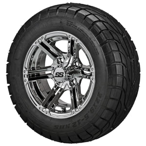 LSI 12" Yukon Mirror Wheel and Low Profile Tire Combo