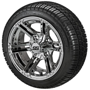 LSI 12" Yukon Mirror Wheel and Low Profile Tire Combo