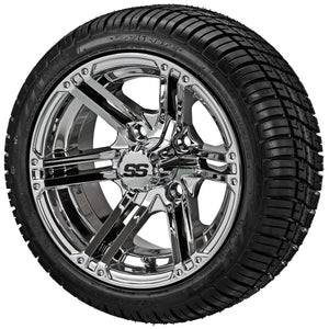 LSI 12" Yukon Mirror Wheel and Low Profile Tire Combo