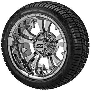 LSI 12" Warlock Mirror Wheel and Low Profile Tire Combo