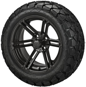 LSI 14" Yukon Matte Black Wheel and Lifted Tire Combo