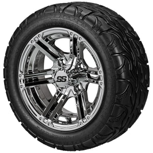 LSI 14" Yukon Mirror Wheel and Lifted Tire Combo